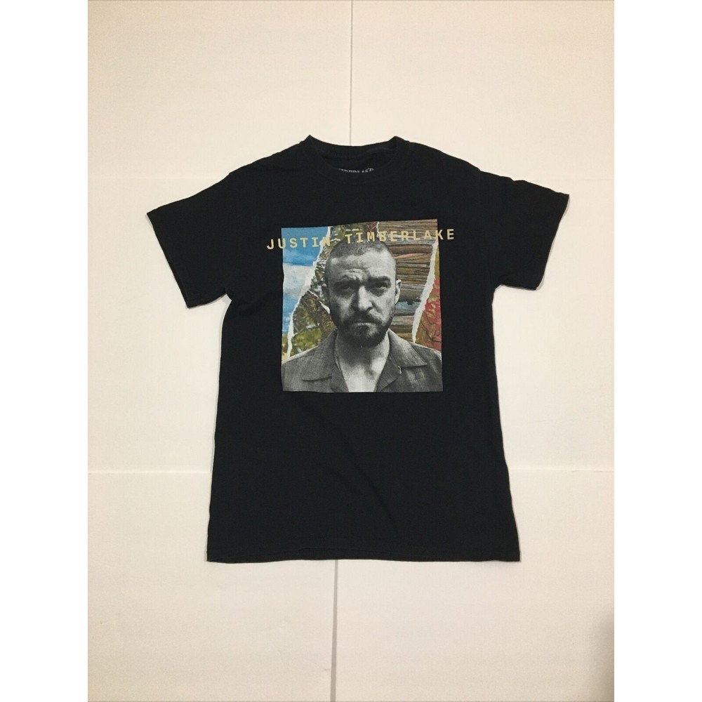 JUSTIN TIMBERLAKE "Man Of The Woods Tour" Black T-Shirt Size Small